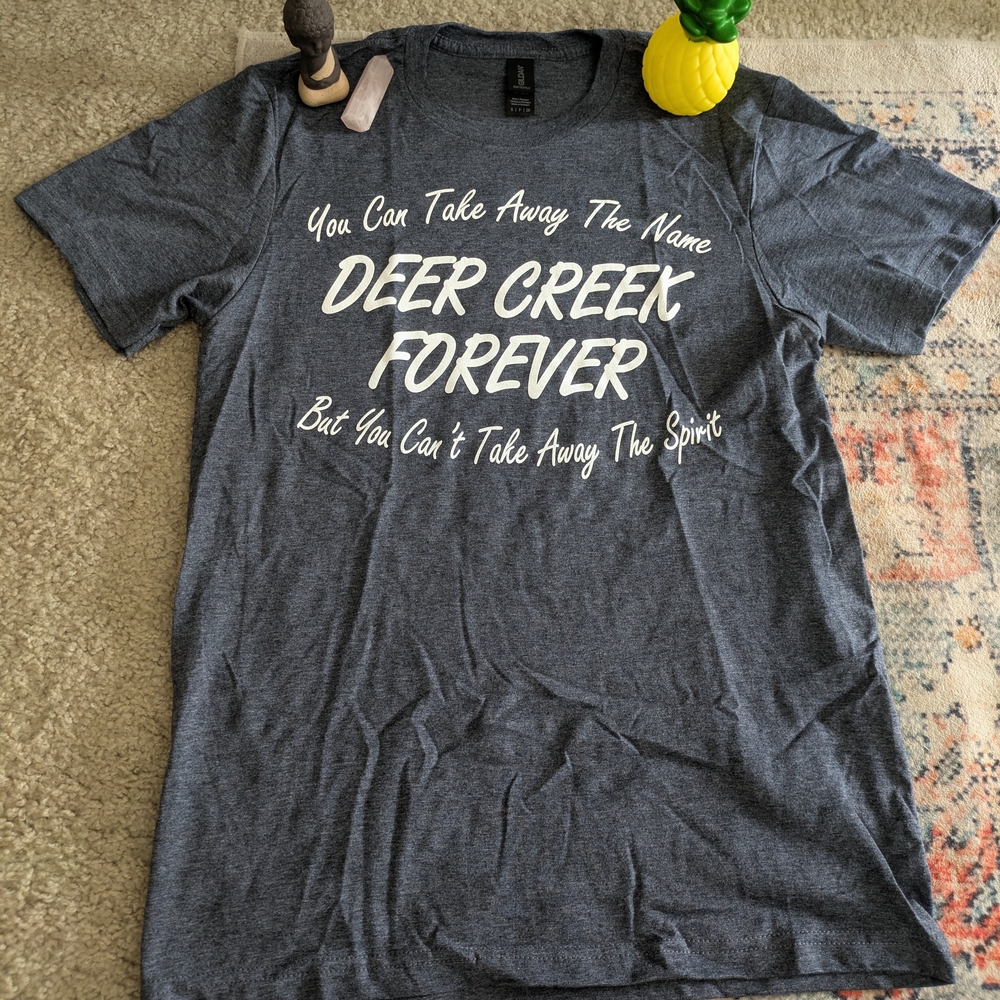 Heather Blue Deer Creek Forever T-Shirt - Gildian Soft Style Custom Tshirt